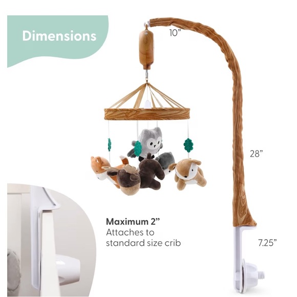 Woodland Animal Baby Mobile - Picture 3 of 9